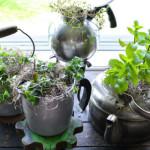 Recycle the old teapots