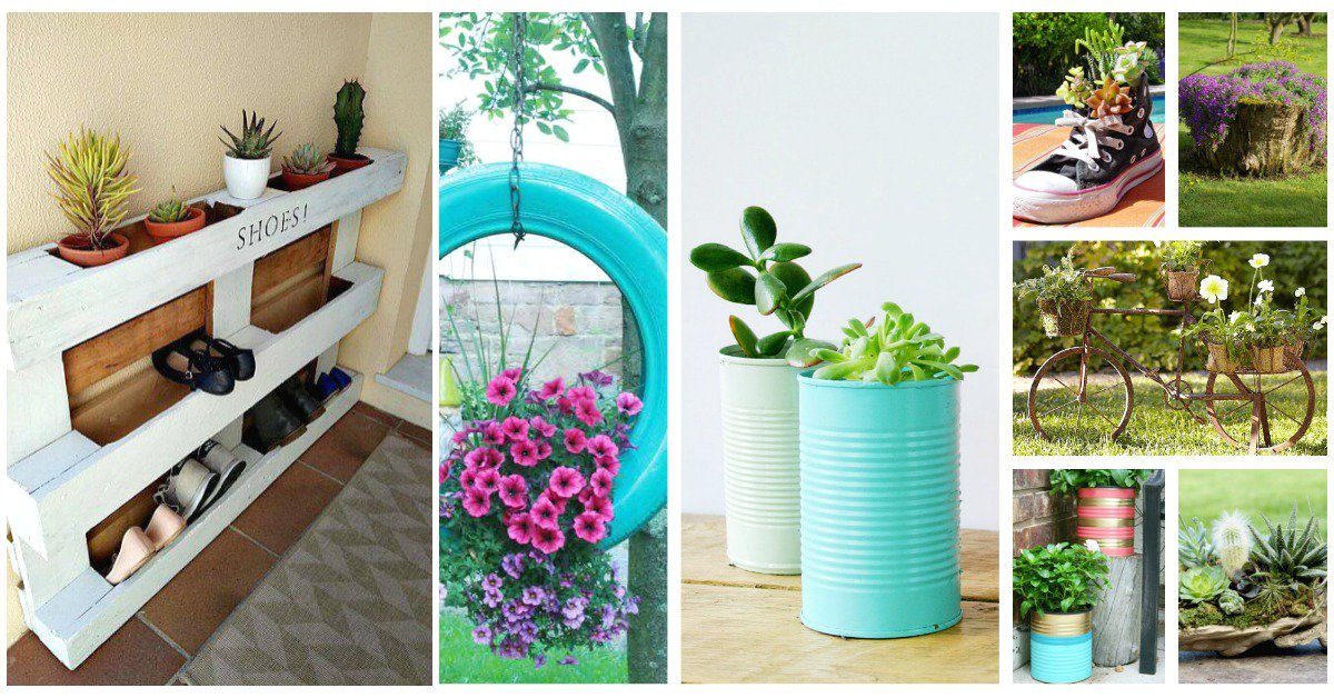 Wonderful Creative Garden Container Ideas - Ideas to Love